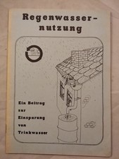 Regenwassernutzung beitrag zur gebraucht kaufen  Boizenburg/ Elbe