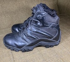 Botas táticas masculinas BATES E02346 Delta-6 com zíper lateral tamanho 9 couro preto calçado comprar usado  Enviando para Brazil