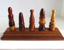 Turned carved wooden for sale  Clinton