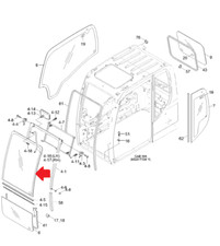 Usado, VIDRO DE SUBSTITUIÇÃO HYUNDAI - PORTA DESLIZANTE ORIGINAL DO FABRICANTE P/N 71Q6-02440 comprar usado  Enviando para Brazil