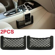 2*Suporte de telefone de armazenamento rede elástica preta borda do corpo interior do carro acessórios automáticos comprar usado  Enviando para Brazil