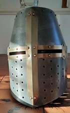 Knights templar helmet for sale  WREXHAM