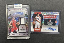 2023-24 Panini Black Toumani Camara RC Rookie 🔥 Patch Auto SP /15 (Bônus Automático) comprar usado  Enviando para Brazil