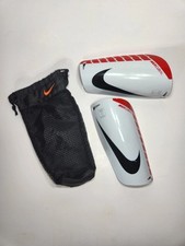 Caneleiras acolchoadas Nike Mercurial Lite brancas vermelhas médias futebol comprar usado  Enviando para Brazil