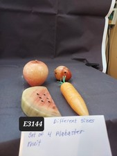 Antigo 4 peças de frutas de pedra de alabastro mármore  comprar usado  Enviando para Brazil