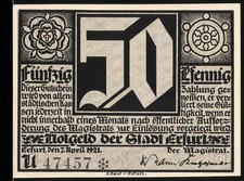 Notgeld erfurt 1921 gebraucht kaufen  Berlin