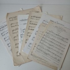 Vintage music pages for sale  POOLE