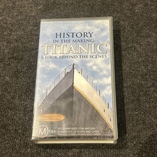 Fita VHS Titanic History In The Making 1998 edição exclusiva de colecionador filme, usado comprar usado  Enviando para Brazil