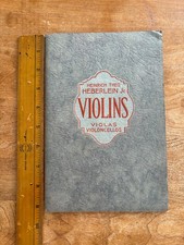 1927 Heberlein Violino e Violoncelo Colorido Ilustrado Carl Fischer Catálogo comprar usado  Enviando para Brazil
