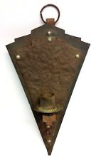 Suporte de vela decorativo incomum feito à mão chapa de cobre único , usado comprar usado  Enviando para Brazil