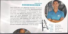 Autogramm sossenhaimer christi gebraucht kaufen  Berlin