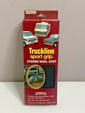 Używany, Vintage Superior Truckline Sport Grip Black Steering Wheel Cover Porotherm na sprzedaż  Wysyłka do Poland