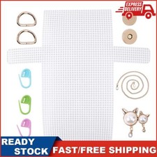 Kit de materiales hágalo usted mismo hágalo usted mismo bolsas de hombro accesorios herramienta marco de plástico hoja segunda mano  Embacar hacia Mexico