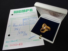 Wempe brosche gold gebraucht kaufen  Buchholz i.d. Nordheide