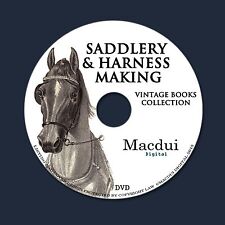 Usado, Saddlery & Harness Making 18 ebooks PDF on 1 DVD Carriage,Horse,Sleighs, Repair comprar usado  Enviando para Brazil