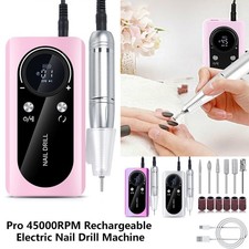 Usado, 45000 RPM Pro furadeira elétrica lixa de unhas USB portátil manicure pedicure Reino Unido comprar usado  Enviando para Brazil