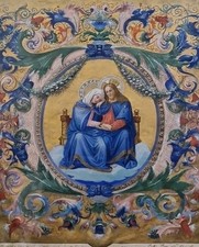 Dipinto tecnica mista usato  Roma