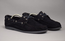 Usado, Mocassim masculino Armani Jeans 2 olhos clássico barco camurça EUA 11 Reino Unido 10 UE 44 comprar usado  Enviando para Brazil
