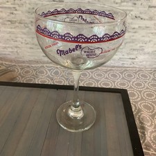 Usado, Vidro Jumbo Margarita roubado da Mabels Whore House Las Vegas haste transparente 10" comprar usado  Enviando para Brazil