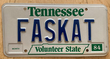 Tennessee vanity license for sale  USA