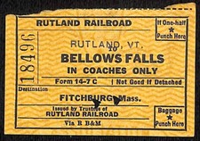 Rutland railroad ticket for sale  Norwalk