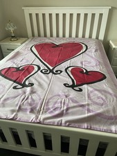 Cama de solteiro Doona Cover com 3 corações vermelhos comprar usado  Enviando para Brazil