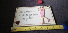 Funny sign hanging for sale  PETERLEE