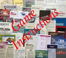Board game instructions for sale Board game instructions for sale  TROWBRIDGE