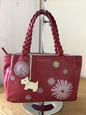 Red leather divided for sale  NOTTINGHAM