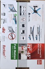 Suporte de parede Barkan TV, 29-65 polegadas movimento total patenteado tela plana/curva - preto comprar usado  Enviando para Brazil