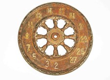 c1890 Antigo Bronze ELEVADOR INDICADOR DE PISO MOSTRADOR - Níveis estagnados 2-27 PISOS comprar usado  Enviando para Brazil