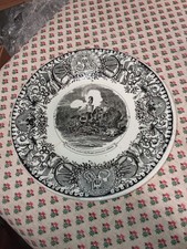 Ancienne assiette sarreguemine d'occasion  Saâcy-sur-Marne