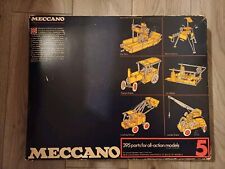 Meccano set 1970s for sale  CHESTERFIELD