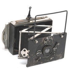 Vintage Contessa Nettel Rozpórka Aparat składany 6x4,5cm z Anaberrante Syrius 6/68m na sprzedaż  Wysyłka do Poland