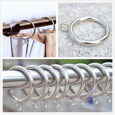 10pcs chrome curtain for sale  HATFIELD