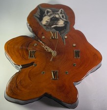 Vtg raccoon clock for sale  West Des Moines