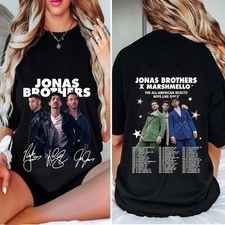 Usado, Camisa Jonas Brothers Tour 2025, unissex, ano 2000 comprar usado  Enviando para Brazil