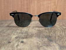VINTAGE RAY BAN BL CLUBMASTER SUNGLASSES MADE IN USA #1146 comprar usado  Enviando para Brazil