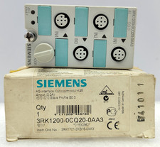 SIEMENS MÓDULO I/0 COMPACTO DE 4 ENTRADAS 3RK1200-0CQ20-0AA3 NOVO FRETE RÁPIDO comprar usado  Enviando para Brazil