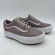 Tênis VANS Old Skool plataforma empilhada feminino 7 couro rosa comprar usado  Enviando para Brazil