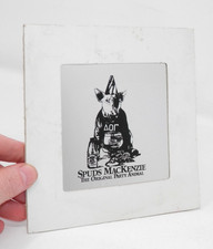 Usado, Espelho de jogo de carnaval vintage SPUDS MACKENZIE • 6" luz de botão para festa de cachorro animal comprar usado  Enviando para Brazil