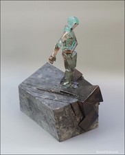GROGIS, escultura em bronze, granito e bronze patinado. Konrad Ziolkowski comprar usado GROGIS, escultura em bronze, granito e bronze patinado. Konrad Ziolkowski comprar usado  Enviando para Brazil