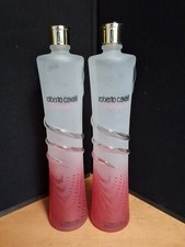 2 GARRAFAS VAZIAS ROBERTO CAVALLI VODKA CABEÇA DE COBRA MELANCIA FOSCO VERMELHA comprar usado  Enviando para Brazil