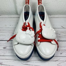 Usado, Tênis Melissa Be + Hello Kitty PVC branco azul feminino 6 edição limitada comprar usado  Enviando para Brazil
