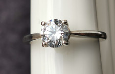Usado, Original Pandora Silber Ring Sterlingsilber 925 Solitär Gr. 54 (17,2 mm Ø) comprar usado  Enviando para Brazil