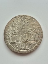 Usado, Naufrágio otomano grande R+ moeda de prata Yuzluk AH 1203, 1800 AD sultão Selim comprar usado  Enviando para Brazil