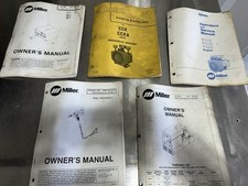 Miller welder manual for sale  Cary