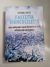 Faccetta biancoceleste ultras usato  Pieve di Cento