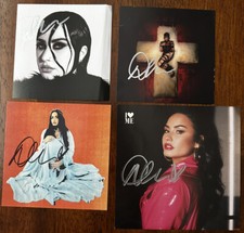 Demi Lovato ASSINADO AUTOGRAFADO Pacote Renovado Holy Fvck Dancing I Love Me Sem CD, usado comprar usado  Enviando para Brazil