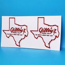 Gilley nightclub sticker d'occasion  Expédié en Belgium